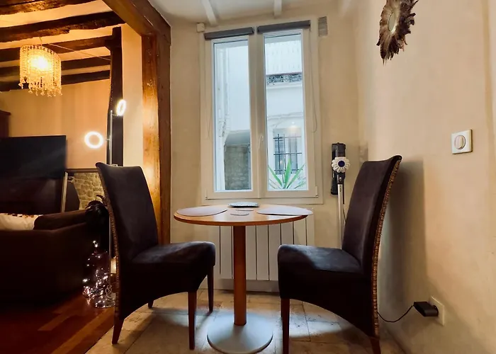 Pokój studio (22 m²) w obiekcie Apartament z liczbą prywatnych łazienek 1 w okolicy Le Marais 4. dz * Paryż